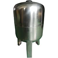 Bricoferr Vaso de expansión acero inoxidable 50L- depósito de presión 8bar- calderín grupo de presión doméstico- BFG50L…